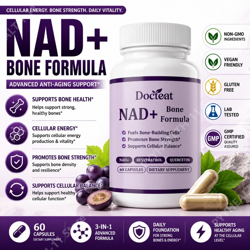 Wellness Quercetin - Capsules Docteat NAD+ avec Resvératrol et